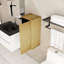 Armoire d'appoint flottante en chêne naturel