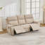 Ensemble de canapé inclinable manuel en tissu doux 2 pièces, canapé inclinable 3 places et causeuse 2 places avec console de rangement centrale, mobilier de cinéma maison inclinable pour salon, appartement et sous-sol-1328217190