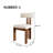 AABB771317192680AJC&Size 4 - Person Stone Top Double Pedestal Dining Set-98478462