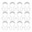 Stainless Steel Shower Curtain Hook-60119519