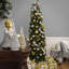 The Holiday Aisle® Kingswood Fir Pencil Tree with Power Connect and Dual Color LED Lights-88040105-88040108