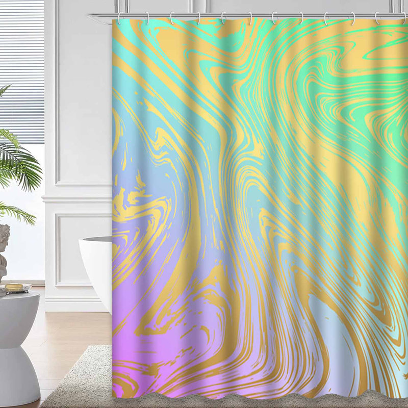 Rideau de douche Marble Marble, 72" L x 72" W