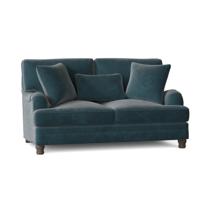 Tarleton Upholstered 69.5'' Loveseat, Aged Gray, White 5555-000