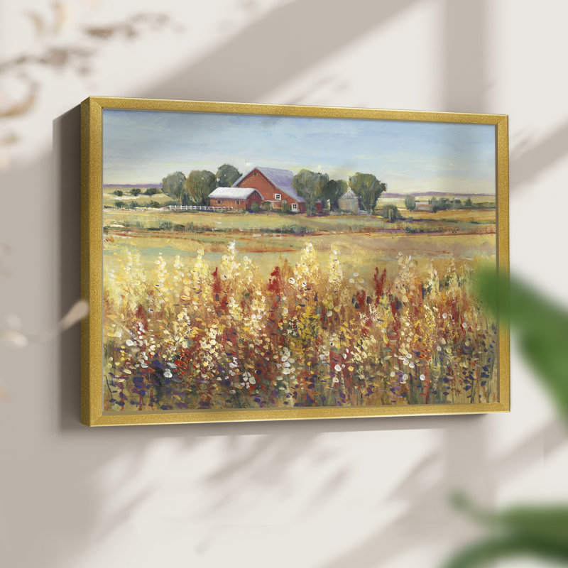 Country View I - Impression encadrée - Restickable