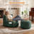 Oversized Adult Bean Bag Chair With Ottoman, Corduroy Fabric Lazy Sofa, Plump Shredded Foam Filled, Soft Fluffy & Portable, Back Support For Napping & Gaming-161322701