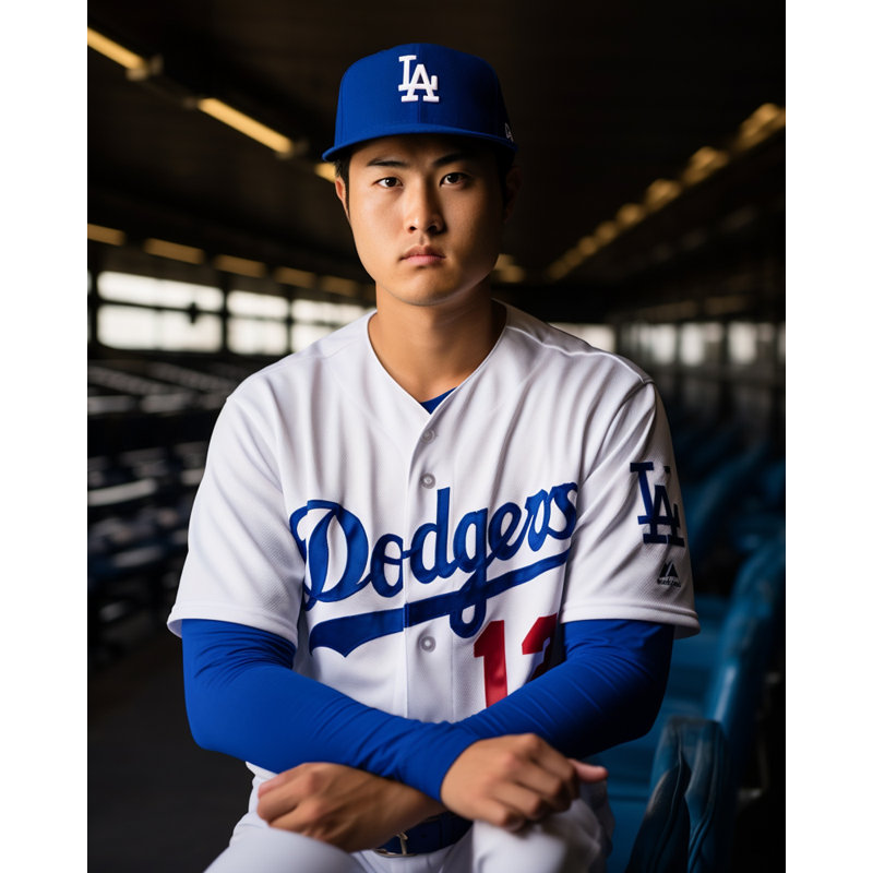 "Shohei Ohtani 5" sur toile, H 18 po x l 15 po