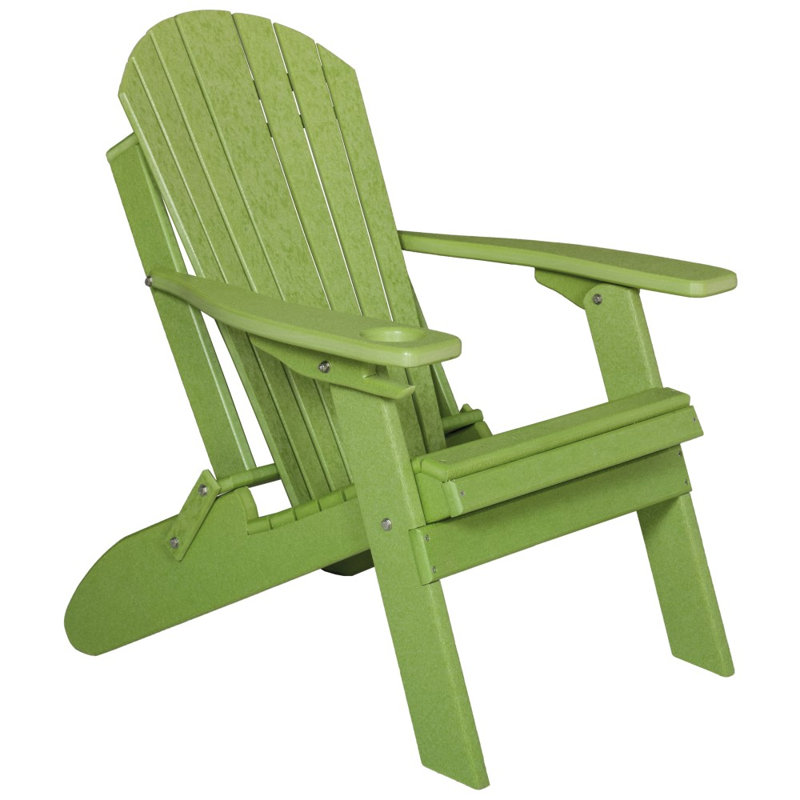 Brijido Outdoor Adirondack Chair, Tropical Lime Green