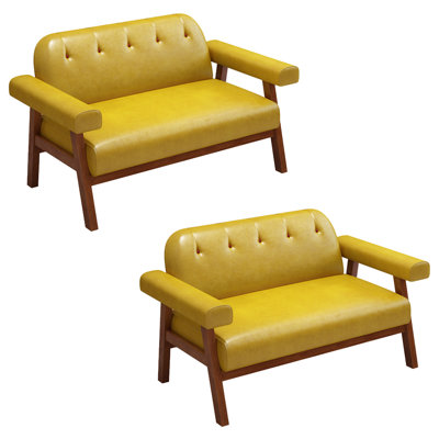 Banc rembourré en similicuir