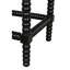 Abacus Upholstered Stool with Solid Wood Frame-48367379