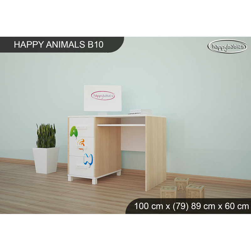 100cm Writing Desk, Oak