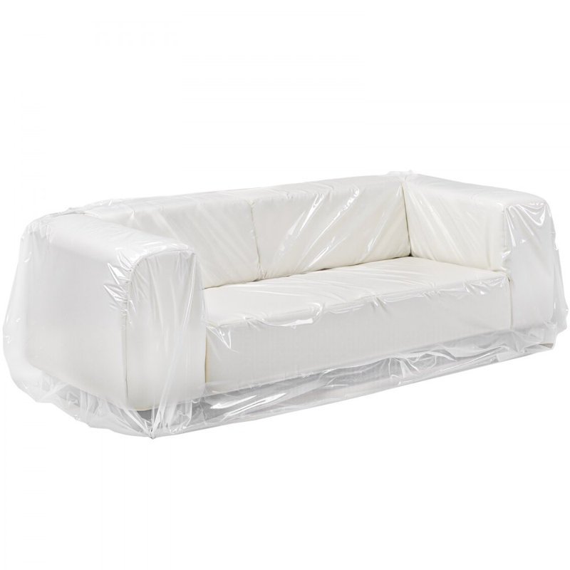 Housse en plastique pour couette en plastique 4 mil 92 x 62 x 42 pouces