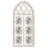 Knaack Light Brown Wooden 6 Slot Wall Photo Frame with Window Arch Shape, 19" x 1" x 41"