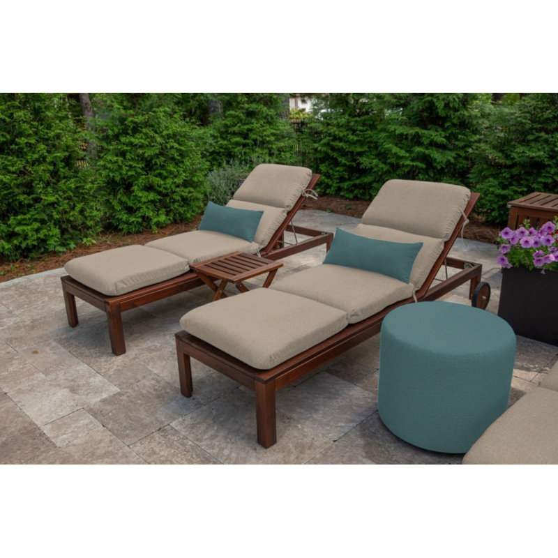 Cherelle Outdoor Rectangular Pillow Cover & Insert, Cast Lagoon Sunbrella®