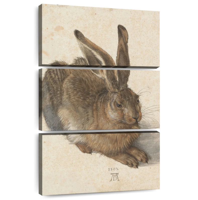 Brampt Young Hare, 38" H x 24" W