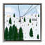 «Ski Lift Mountain Landscape», art mural sur toile flottant à grain brun par Ashley Singleton-2118317335-2118317418