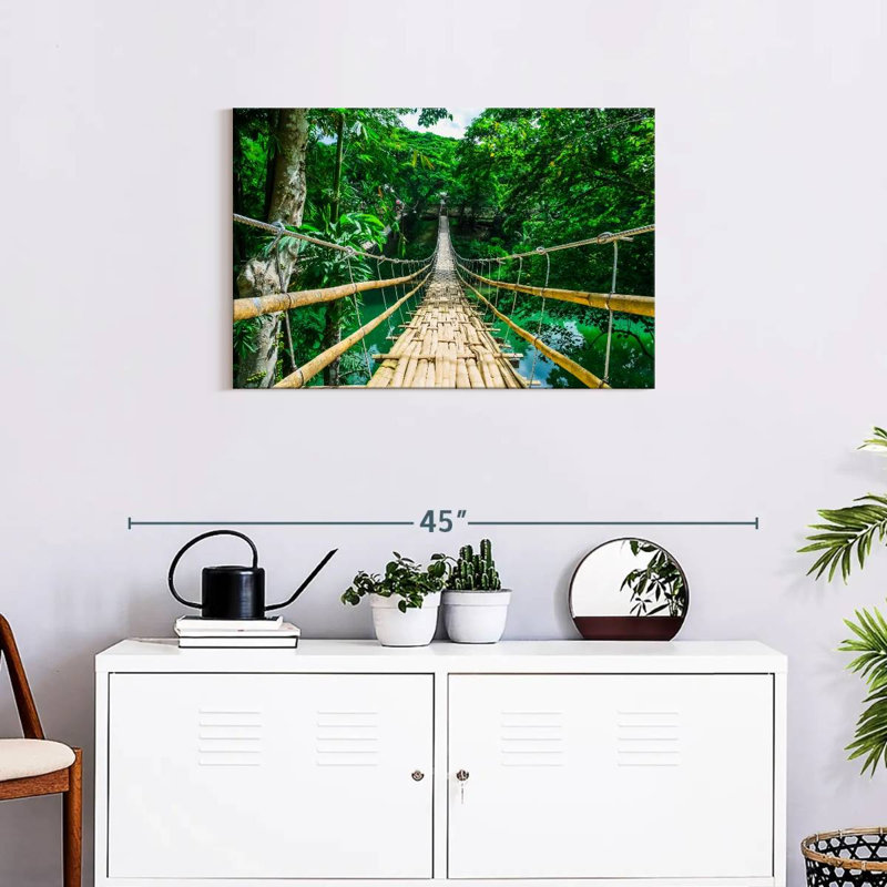 Lilie Bamboo Bridge, 20" H x 30" W