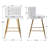 Latefa Upholstered Counter Stool with Iron Frame-284612858