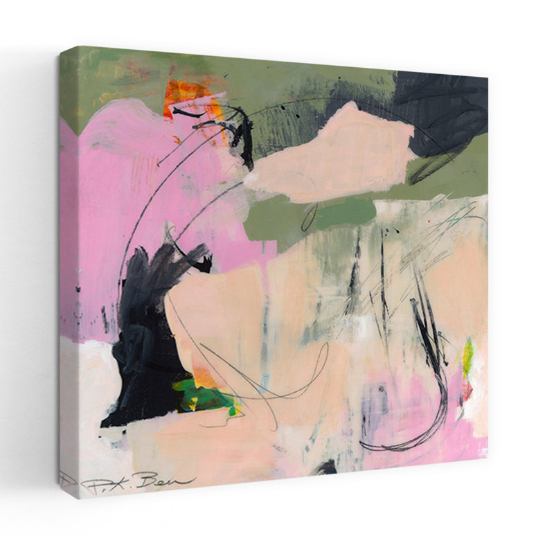 Sylvan Zephyr n ° 2, art contemporain abstrait, H 48 po x l 48 po