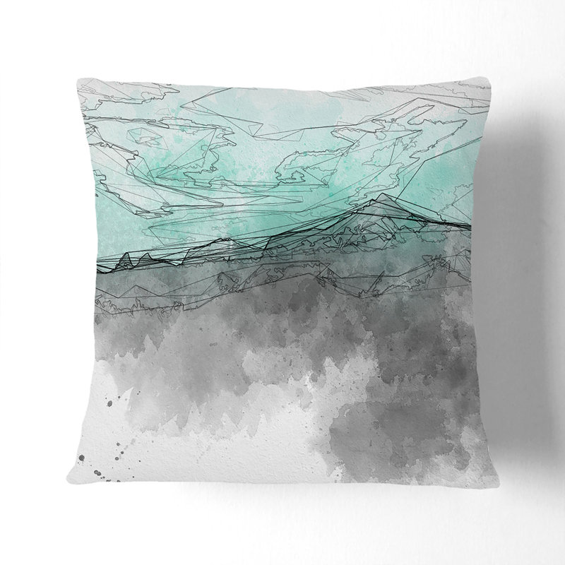 Sky Sketch Cushion with Filling, 55cm H x 55cm W x 20cm D
