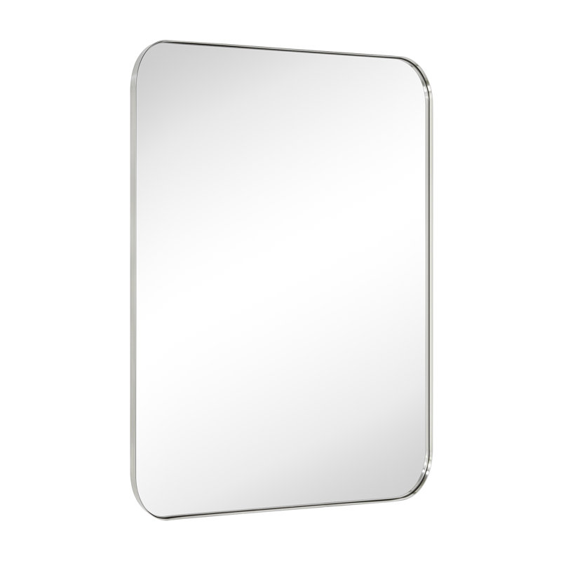 Miroir mural Josilyn, Nickel brossé, 48 po x 36 po