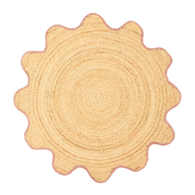 Palas Denizli Tan Rug 3'2" x 3'2"