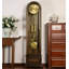 Chic horloge grand-père en bois avec horloge