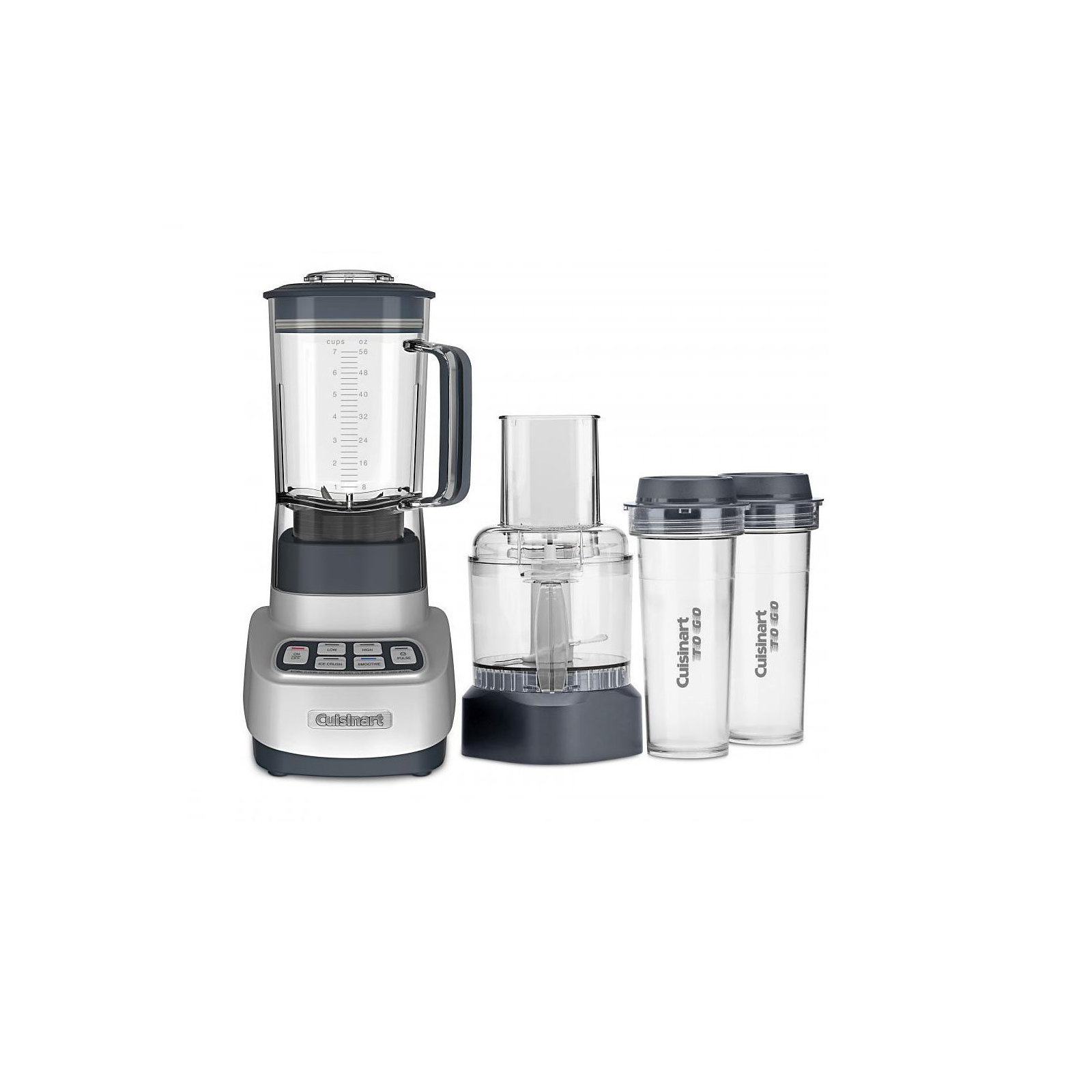 Velocity Ultra Blender/Food Processor with Travel Cups, Silver
