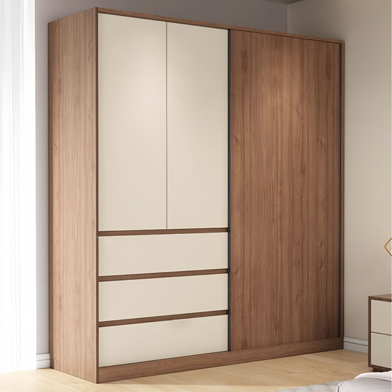 Petite garde-robe moderne et simple, H 78,74 po x l 70,87 po x P 23,62 po