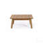 Crowne 4-Pcs Sofa Conversation Set W/ Beige Cushion, Teak