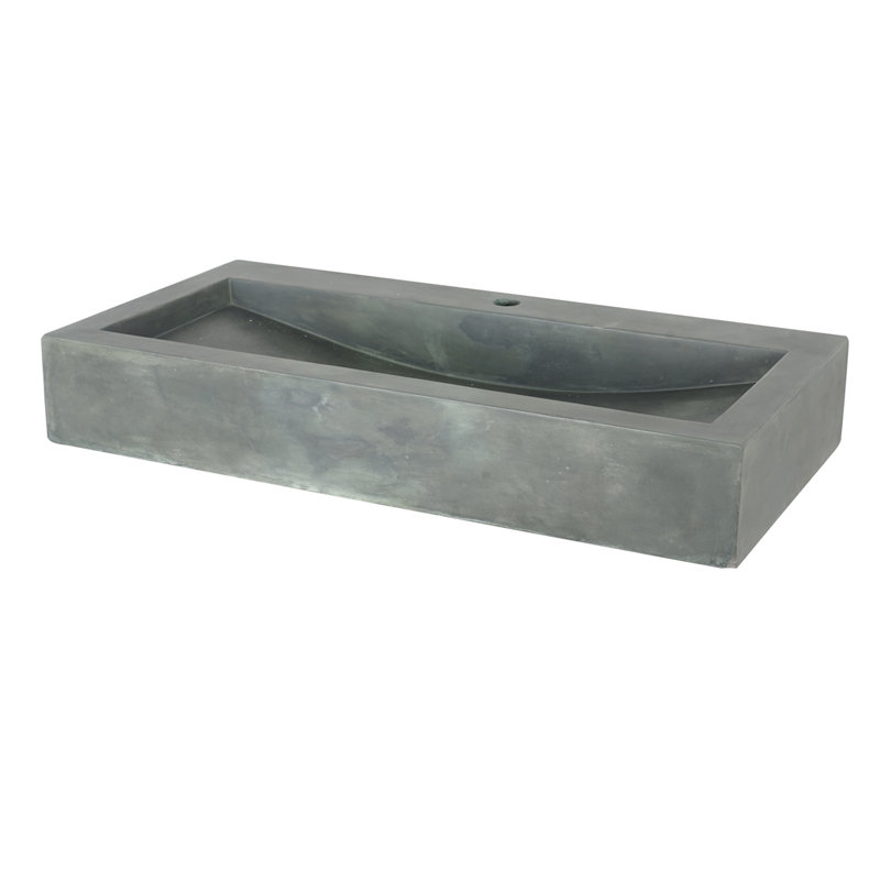 Lavabo de salle de bain vasque rectangulaire Gentry