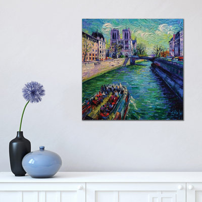 I Love Paris In The Springtime by Mona Edulesco - Wrapped Canvas Painting