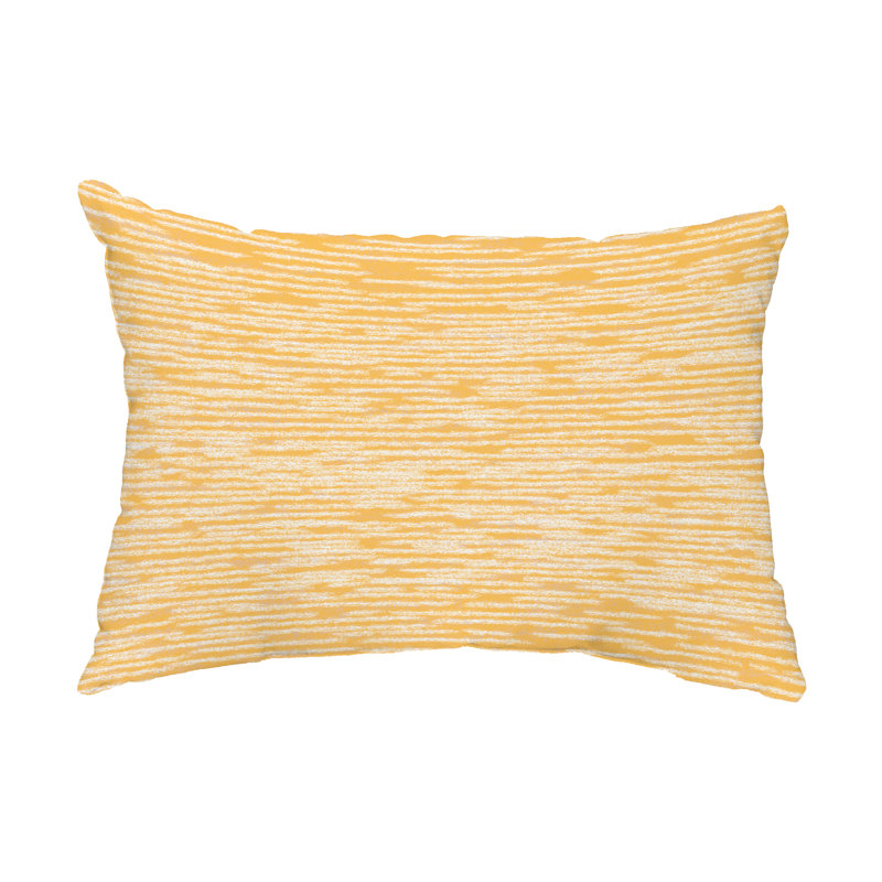  Coussin intérieur / extérieur rectangulaire, Jaune