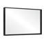 Miroir de salle de bain pour mur, miroir mural, miroir rectangulaire moderne en métal pour salon, salle de bain-991777060