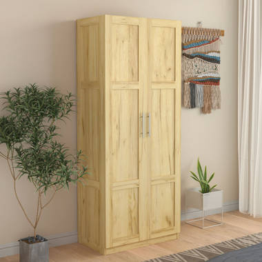 Sauder Storage Cabinet, Highland Oak Finish