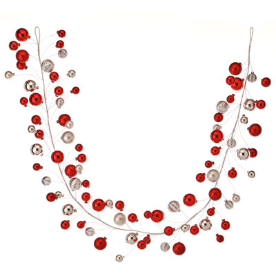 60" Vp Shiny/Matte Ball Garland