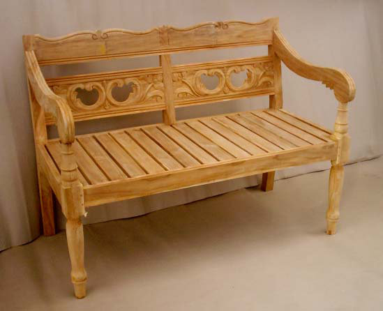 Banc de jardin teck Proulx