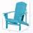 Patio Wooden Adirondack Chair With Cup Holder-1798159963