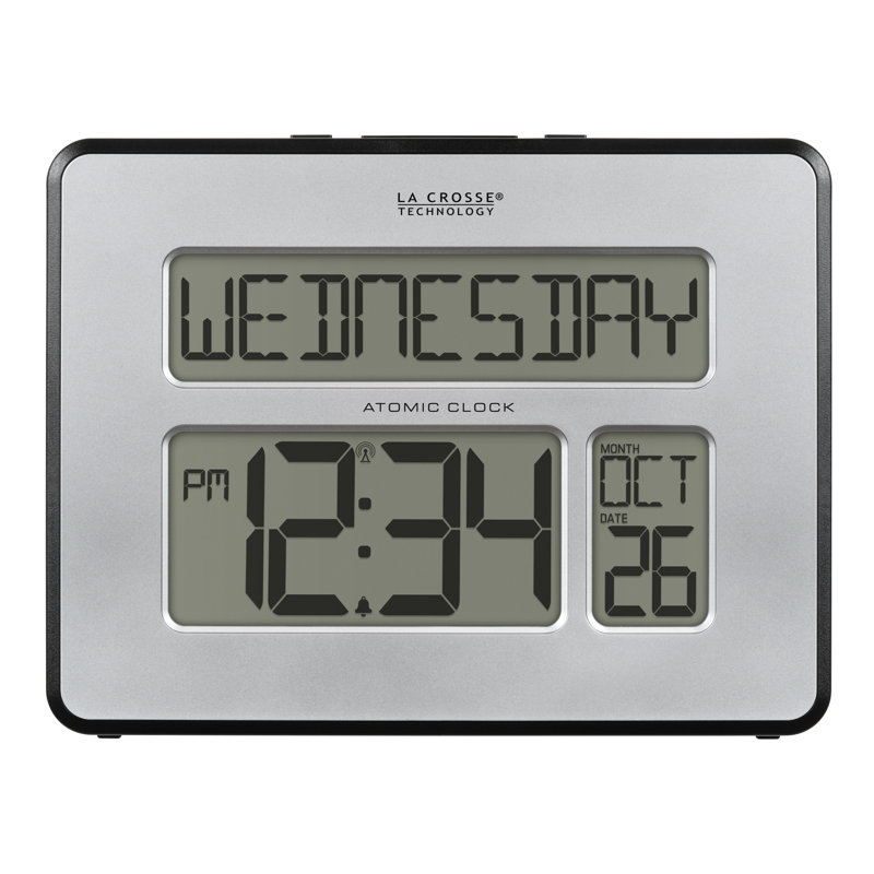Weidner Atomic Digital Calendar Clock