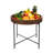 18.8" Foldable Braided Round Side Table