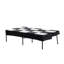 Canapé en futon rembourré en velours, structure en métal robuste, dossier réglable à 5 niveaux, canapé compact multifonctionnel pour petits espaces