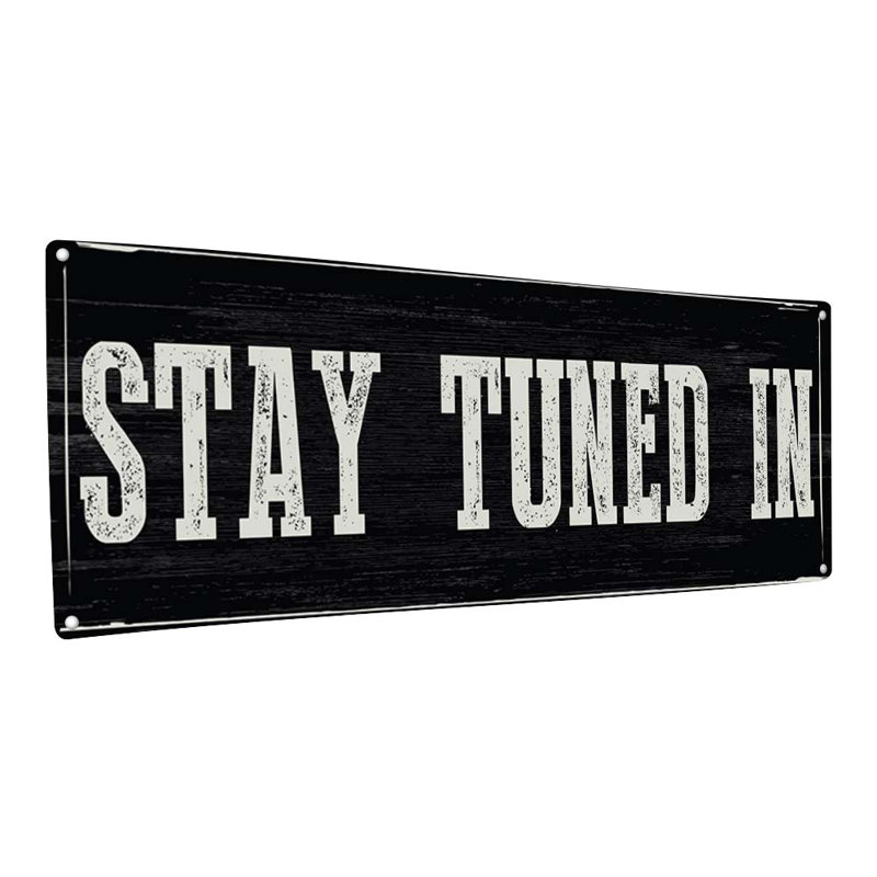 Wall Decor on Metal, 5.75" H x 15.5" W x 0.04" D