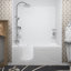 Stream 59.6'' x 30'' Whirlpool Bathtub