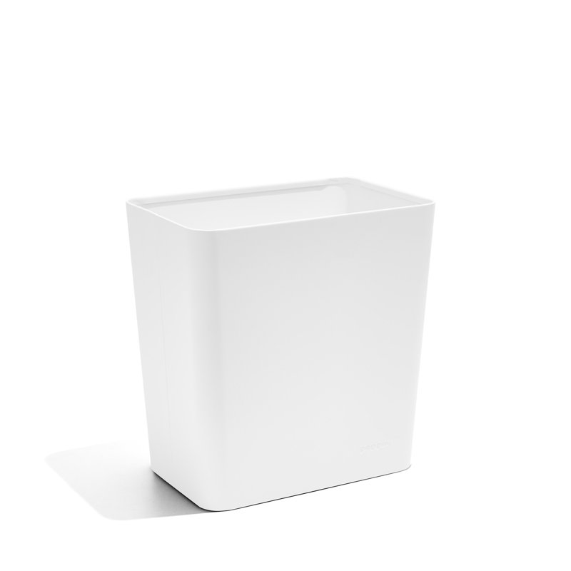 Poubelle 3,3 gallons, Blanc