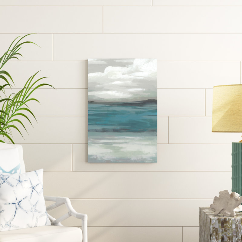 «Storm Front I», peinture sur toile, H 30 po x l 20 po