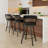 Neufeld Swivel Upholstered Counter Stool with Metal Frame-71087370-71087371
