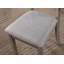 Ensemble de chaises de salle à manger rembourrées avec ensemble de 2 chaises d'appoint à dossier en échelle à finition brossée
