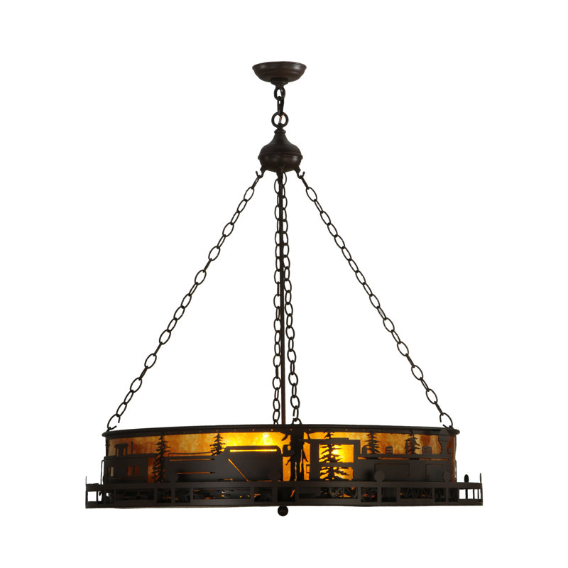 Rustic Lodge 4 - Light Chandelier