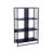 Oak Iron Six Cube Wall Shelf-11194273