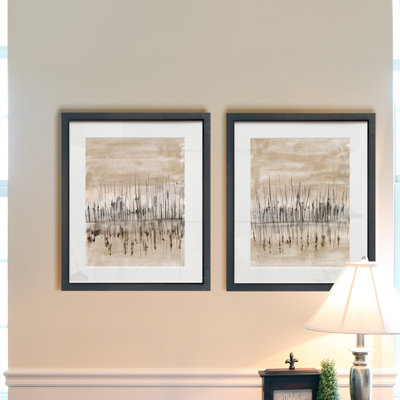 " Marshline Reflection I " 2 - Pieces Painting Print