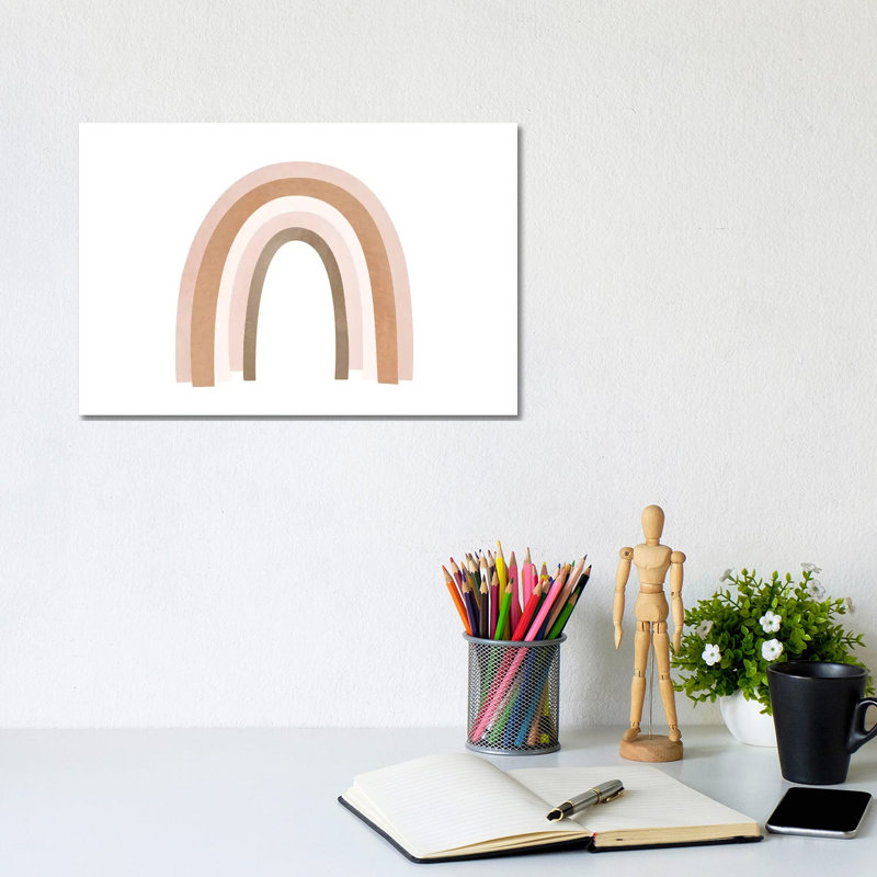 Rainbow II by Sisi & Seb - Wrapped Canvas Print, 20.32 cm H x 30.48 cm W